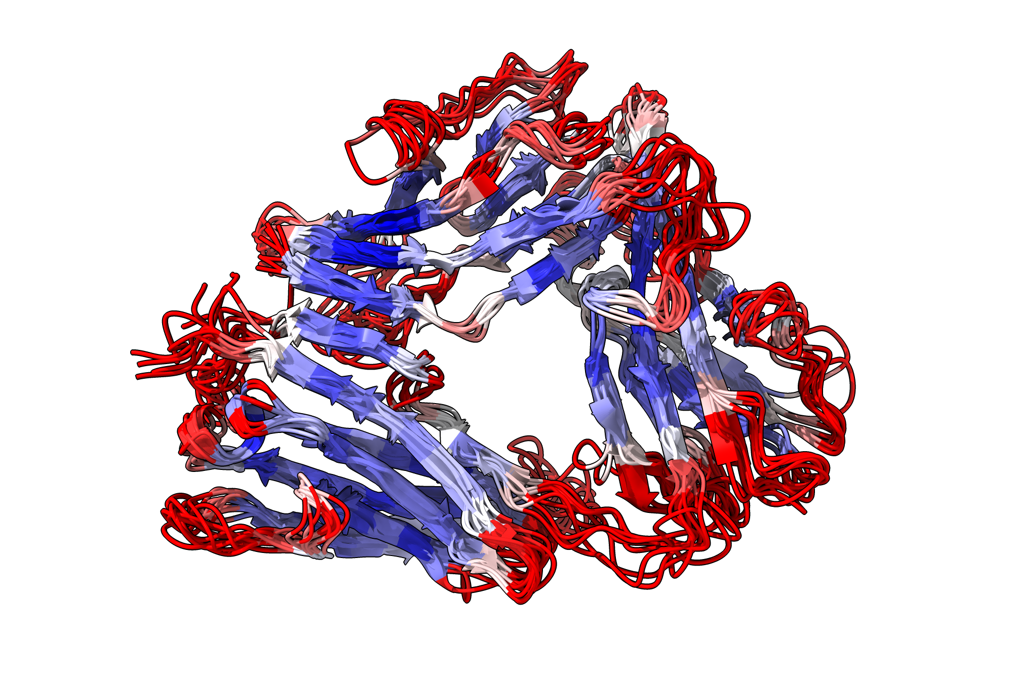 ChimeraX color_rmsf