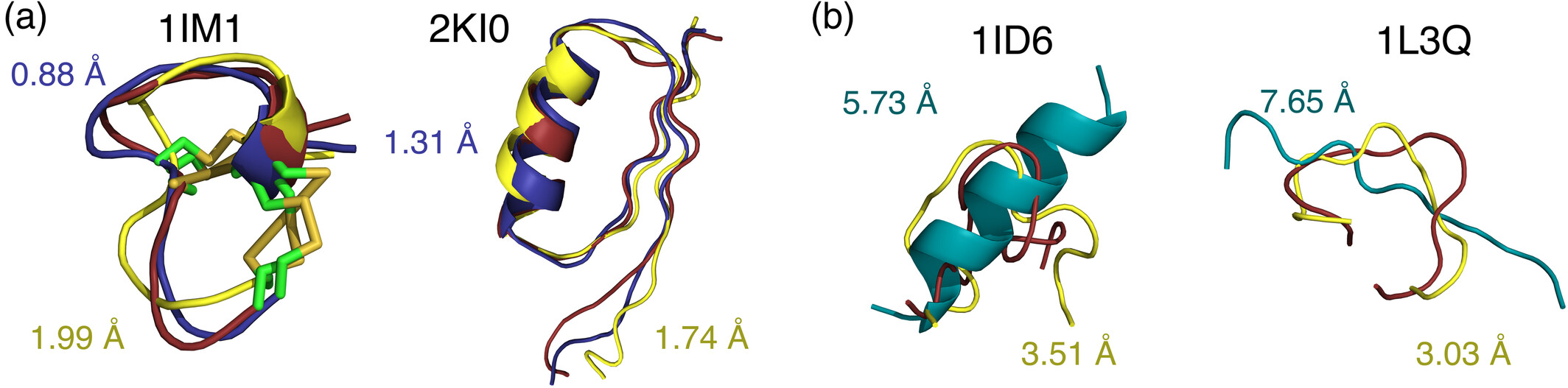 Peptide structure prediction